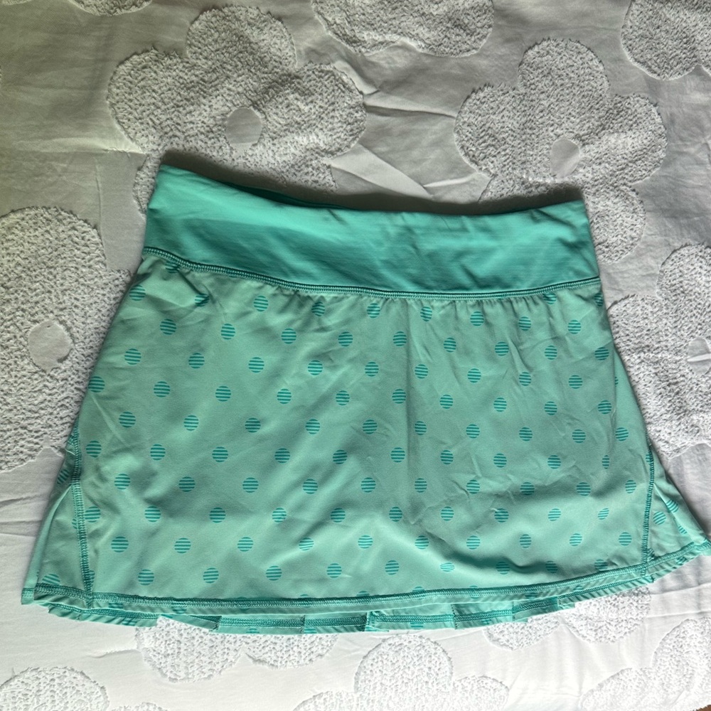 Lululemon Athletica aqua Patterned Skort